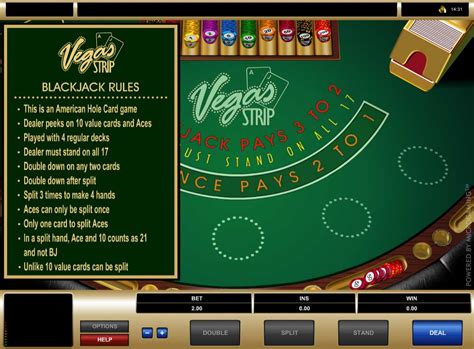 online vegas strip blackjack